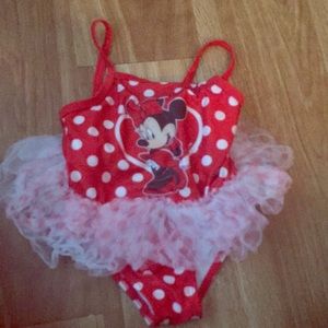 Minnie Mouse Swim Suit 24M